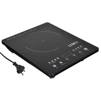 LEBEN Плитка электрическая индукционная, 1500Вт, стеклокерамика 288-022