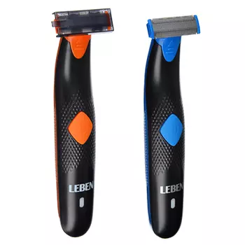 LEBEN Триммер для подравнивания контуров бороды и усов, 1,2 В Ni-MH 900 мАч, DC 5 В от USB, 1 А, 2цв 251-066