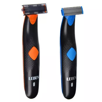 LEBEN Триммер для подравнивания контуров бороды и усов, 1,2 В Ni-MH 900 мАч, DC 5 В от USB, 1 А, 2цв 251-066