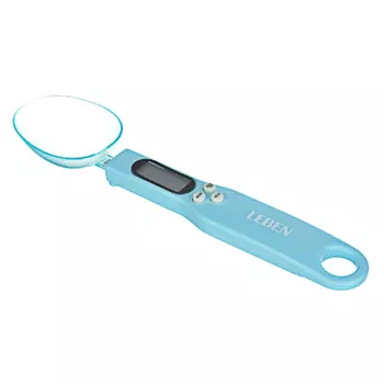 LEBEN Весы кухонные в форме ложки, пластик, 22,5x5,3x2см 268-051