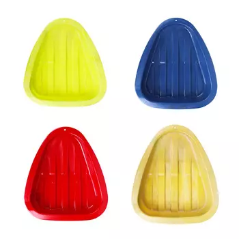 Ледянка треугольник, пластик, 43х37х7см