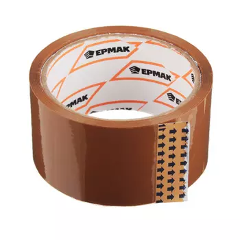 Лента клейкая, 48 ммx40 м, коричневая, ЕРМАК