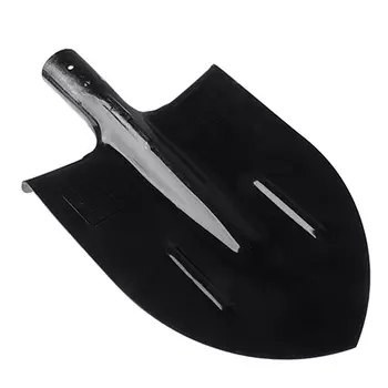 Лопата штыковая из рельсовой стали 205х305х400 мм, d=40мм, 1,5мм, 800 гр