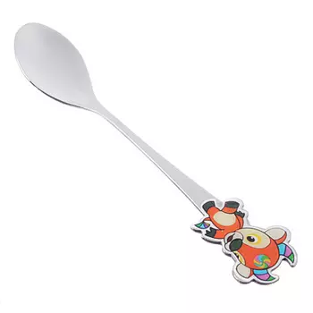 Ложка детская "Зверушка", малая, металл, 12 дизайнов
