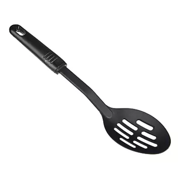 Ложка с прорезями, жаропрочный нейлон, Блэк