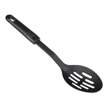 Ложка с прорезями, жаропрочный нейлон, Блэк