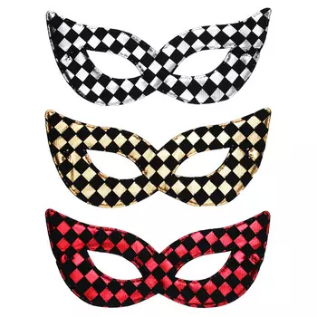 Маска карнавальная СНОУ БУМ 20х8 см, 3 цвета , арт.0603