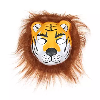 Маска карнавальная СНОУ БУМ лица животных, ПЕВА, 5 видов 17-19 см