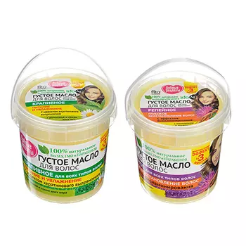 Масло для волос "Добрые Рецепты" репейное/крапивное, 155мл, арт.4625
