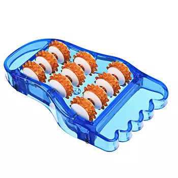 Массажер для ступней ног, пластик, 21,5x12 см, 2 цвета, SILAPRO