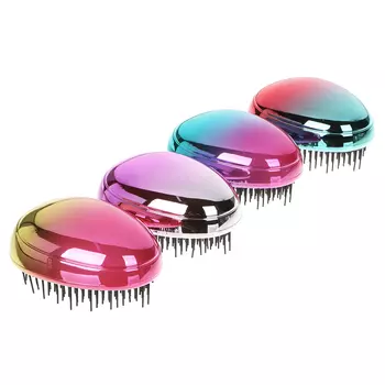 Массажная расческа ЮниLook, 8,5х6,5 см, 3-4 цвета