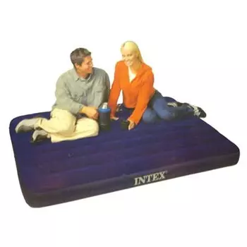 Матрас надувной INTEX Classic Downy 137x191x22см, синий, 68758