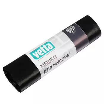 Мешки для мусора 120л, 10шт, стандарт, рулон