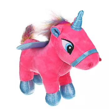 МЕШОК ПОДАРКОВ Единорог, полиэстер, 21см, 3 цвета