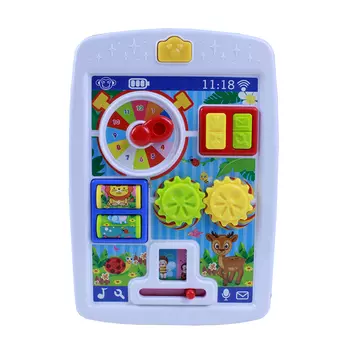 МЕШОК ПОДАРКОВ Игрушка интерактивная планшет, свет, звук, пластик, 12,5х19х2,5см