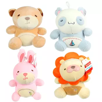 МЕШОК ПОДАРКОВ Игрушка мягкая Милый Плюшка, полиэстер, 16х20х10см, 4 дизайна