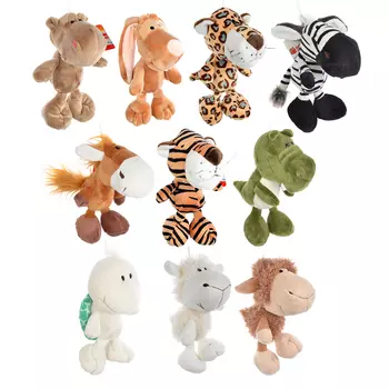 МЕШОК ПОДАРКОВ Игрушка мягкая Плюшевые животные, полиэстер, 12,5х22х9см, 10-12 дизайнов