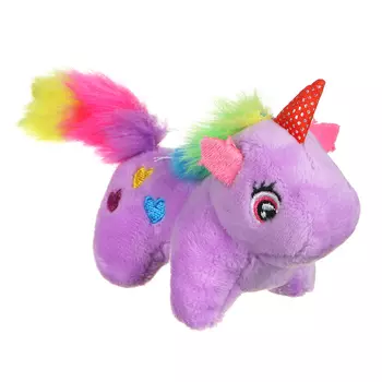 МЕШОК ПОДАРКОВ Игрушка мягкая в виде единорога с подвесом, 10-12см, полиэстер, 4 цвета