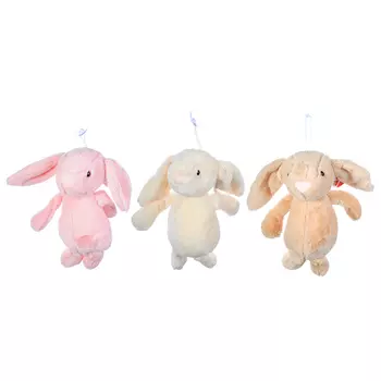 МЕШОК ПОДАРКОВ Игрушка мягкая "Зайчонок", плюш, 25 см,3 цвета