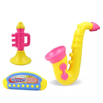 МЕШОК ПОДАРКОВ Игрушка музыкальная, пластик, 6,5х11х6,5см, 3 дизайна