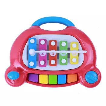 МЕШОК ПОДАРКОВ Игрушка ксилофон с клавишами, пластик, 25х7х15см