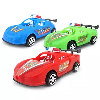 МЕШОК ПОДАРКОВ Машинка инерционная "Полисмен", пластик, 10х3,5х4,5см, 4 цвета