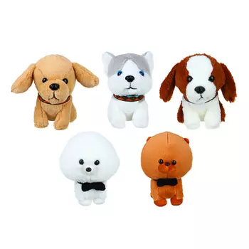 МЕШОК ПОДАРКОВ Милая собачка, полиэстер, 20-26см, 4 дизайна