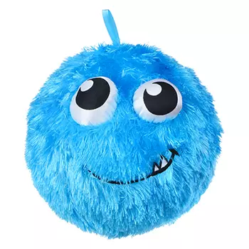 МЕШОК ПОДАРКОВ Мяч надувной Пушистик 21см, полиэстер, резина, 21,5х21,5см, 2 дизайна, 2-4 цвета