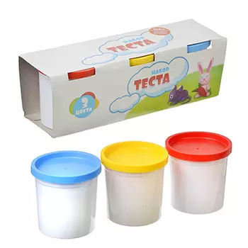 МЕШОК ПОДАРКОВ Набор теста на растительной основе 3 банки x 100г, 3 цвета