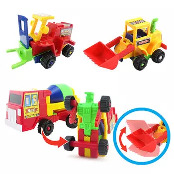 МЕШОК ПОДАРКОВ Робот-грузовик, пластик, упак.15,5х12,5х5см, 3 дизайна