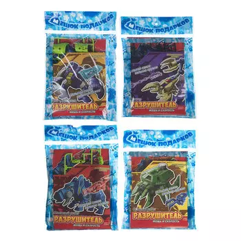 МЕШОК ПОДАРКОВ Робот-трансформер, пластик, 6 дизайнов