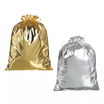 Мешок подарочный, ткань, полиэстер, 30х40 см, 2 цвета