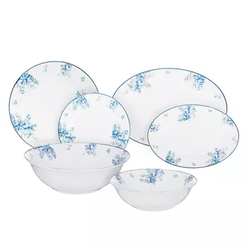 MILLIMI Амберли Сервиз столовый 17пр, костяной фарфор