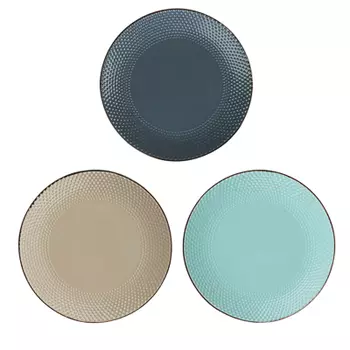 MILLIMI Аметист Тарелка подстановочная, 27см, керамика, 3 цвета