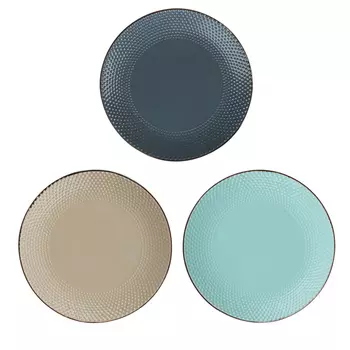 MILLIMI Аметист Тарелка подстановочная, 27см, керамика, 3 цвета