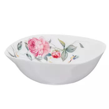 MILLIMI Анета Салатник опаловое стекло 16,5см, квадратная форма, 19019