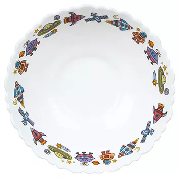 MILLIMI Бабуся Ягуся Тарелка суповая 15см, опаловое стекло