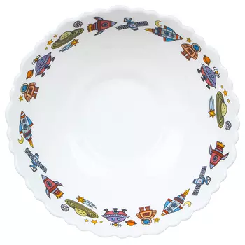 MILLIMI Бабуся Ягуся Тарелка суповая 15см, опаловое стекло