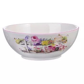 MILLIMI Цветник Салатник 16см, 600мл, керамика