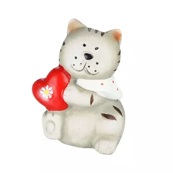 MILLIMI Фигурка "Кошечка" 6,5х6,5х9см, керамика