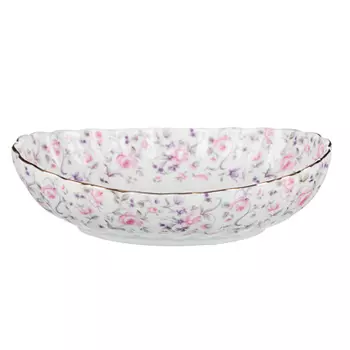 MILLIMI Грезы Конфетница овальная, 16,5х12,5х4,5см, костяной фарфор