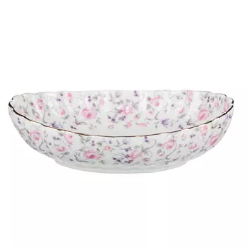 MILLIMI Грезы Конфетница овальная, 16,5х12,5х4,5см, костяной фарфор