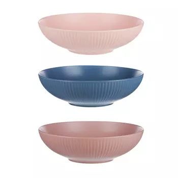 MILLIMI Ирина Салатник 19,5х6см, керамика, 3 цвета