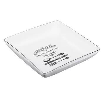 MILLIMI Кафе де Пари Блюдо квадратное, 18х18х4,5см, керамика