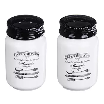 MILLIMI Кафе де Пари Набор для соли и перца, 4,5х8см, керамика