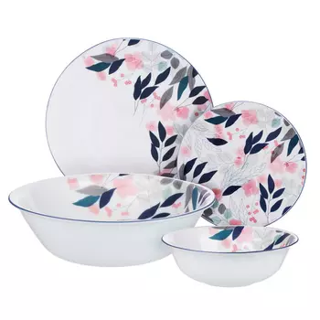 MILLIMI Лия Набор столовой посуды 13 пр., опаловое стекло, K2053