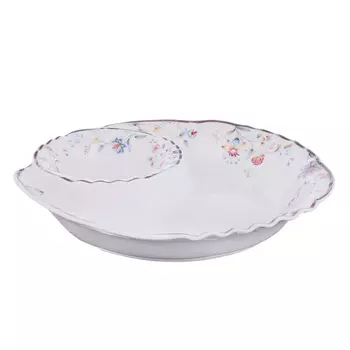 MILLIMI Маркиза Блюдо сервировочное, 31,5х31,5х6см, костяной фарфор