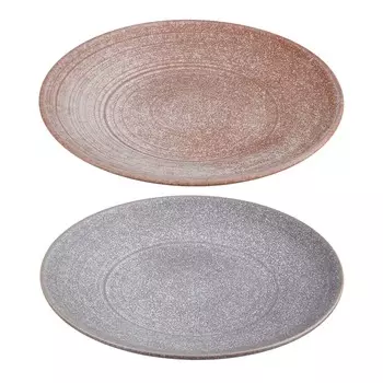MILLIMI Матера Тарелка десертная 24см, керамика, 2 цвета
