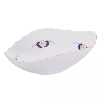 MILLIMI Менуэт Ваза для фруктов, 25х14,5х7см, костяной фарфор