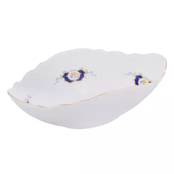 MILLIMI Менуэт Ваза для фруктов, 25х14,5х7см, костяной фарфор